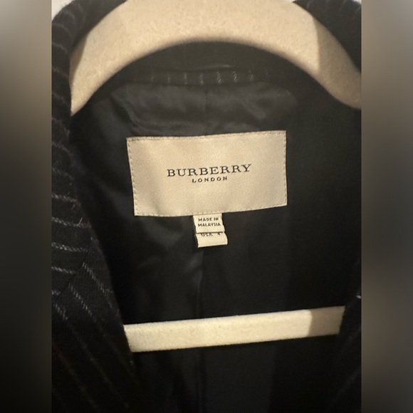 Burberry Vintage Women's Pinstripe Wool Pantsuit Set - Picture 6 of 7